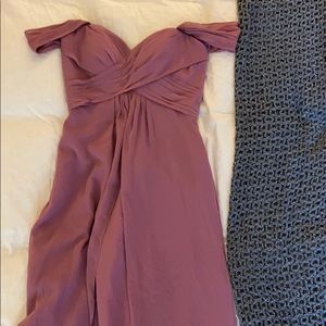 Bari Jay Bella Chiffon Dusty Rose